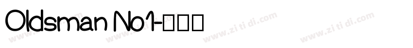 Oldsman No1字体转换